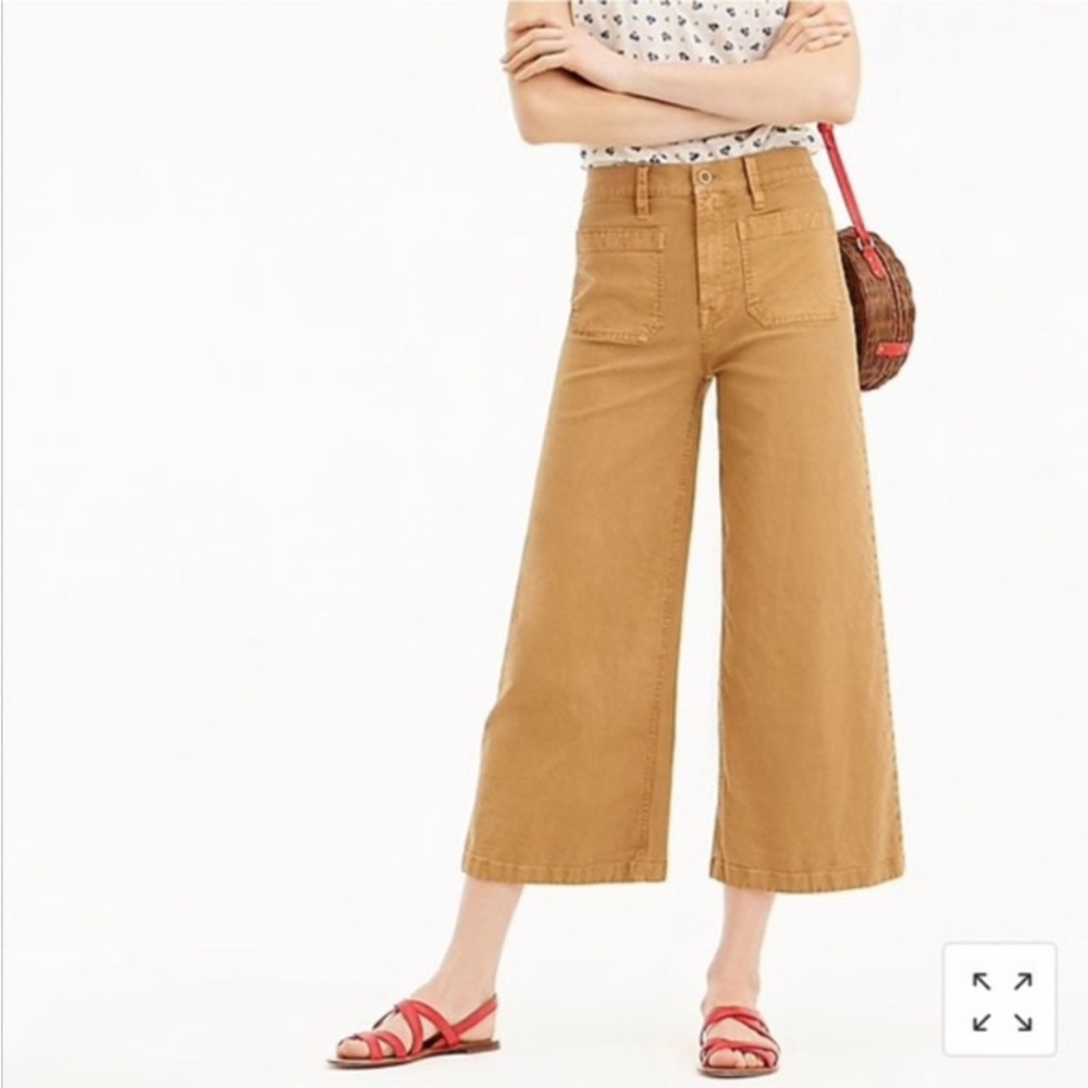 JCREW NWOT Point Sur wide leg pants
